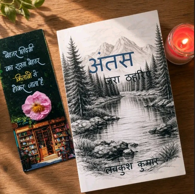 अध्येता, समीक्षक और शोधार्थी विशाल चंद जी द्वारा मेरी पहली पुस्तक "अंतस- जरा ठहरिये" पर बनाया गया एक छाया चित्र