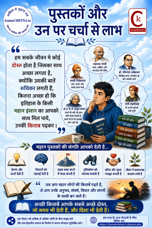 पुस्तक  और परिचर्चा  पोस्टर - 014