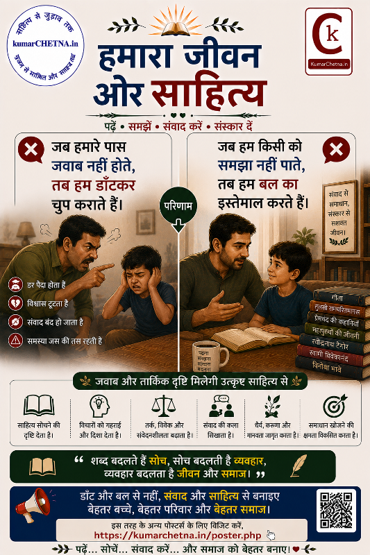 जीवन और साहित्य: पोस्टर- 02
