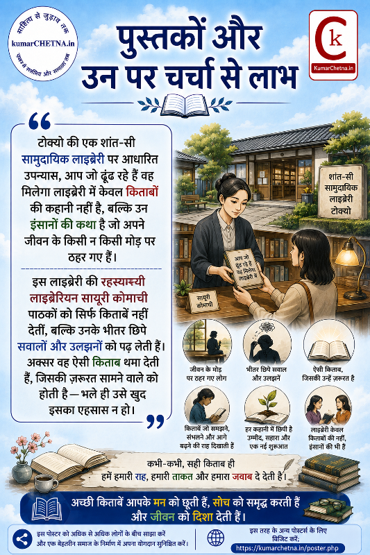 पुस्तक  और परिचर्चा  पोस्टर - 013