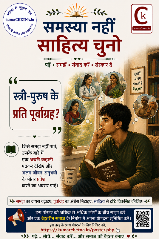 समस्या नहीं साहित्य चुनिये: पोस्टर -05