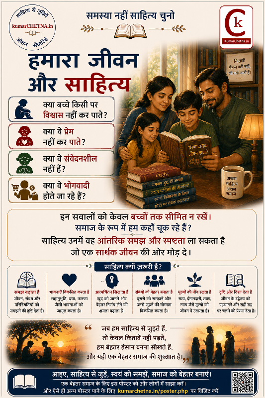 जीवन और साहित्य: पोस्टर- 03