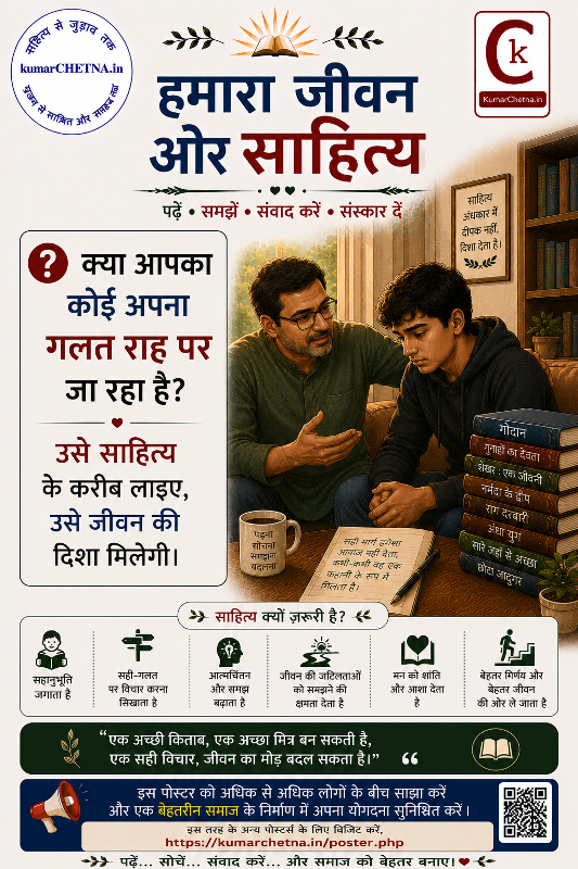 जीवन और साहित्य: पोस्टर- 10