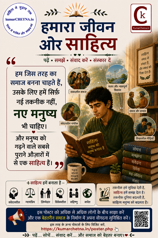 जीवन और साहित्य: पोस्टर- 13
