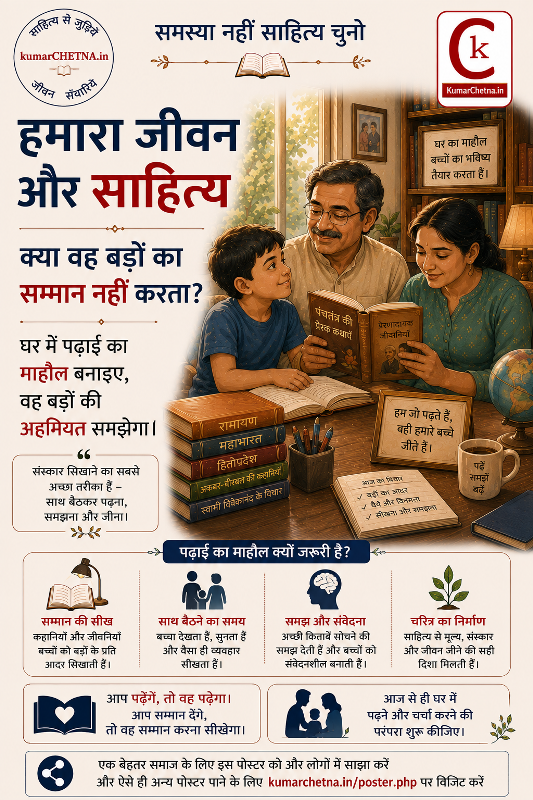 जीवन और साहित्य: पोस्टर- 09