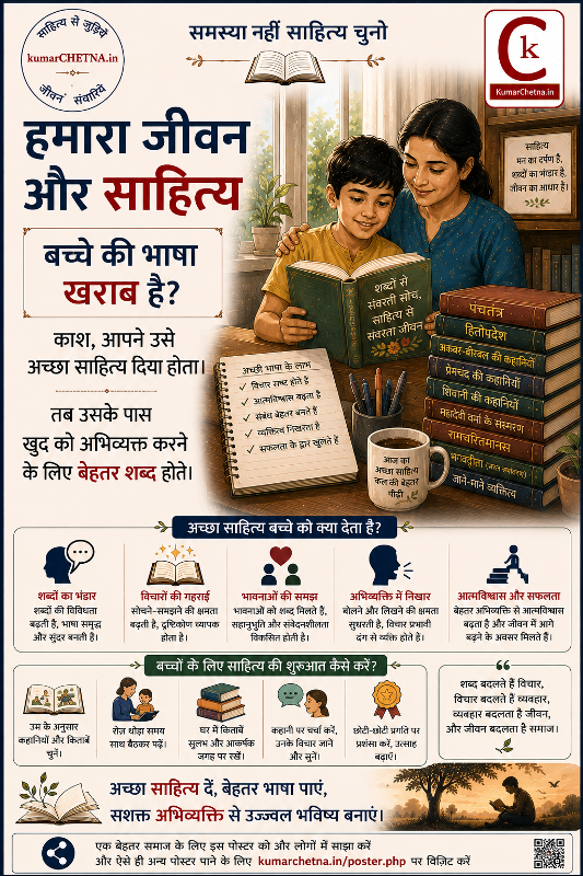जीवन और साहित्य: पोस्टर- 05