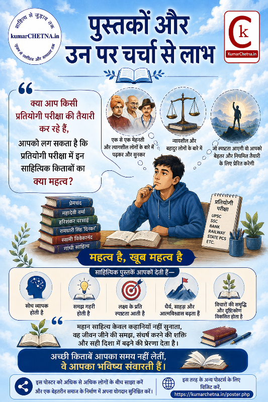 पुस्तक  और परिचर्चा  पोस्टर - 023