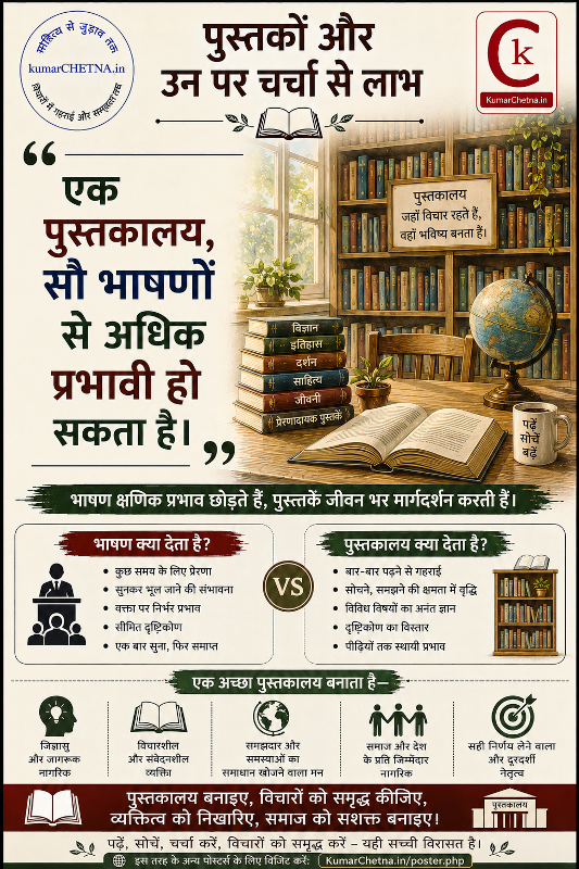 पुस्तक  और परिचर्चा  पोस्टर - 002