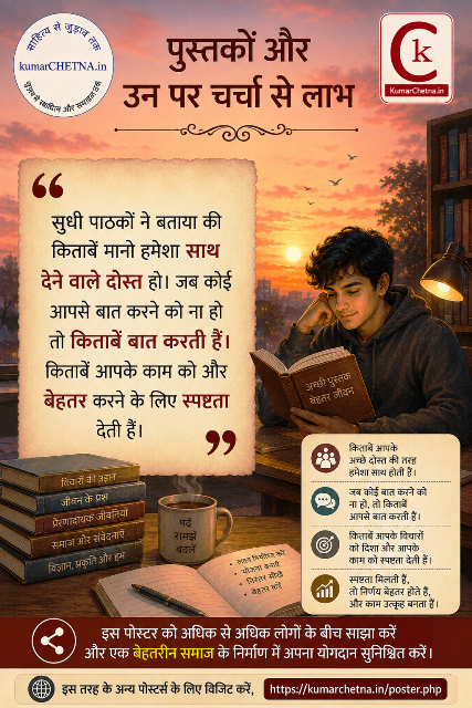 पुस्तक  और परिचर्चा  पोस्टर - 024